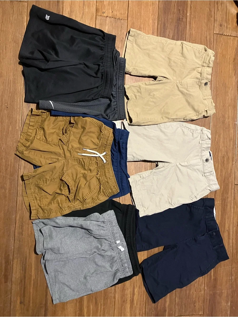 Children’s Place Boys Shorts Multi-Pack – Navy, Khaki, Tan
